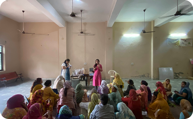 Awareness presentation in community hall